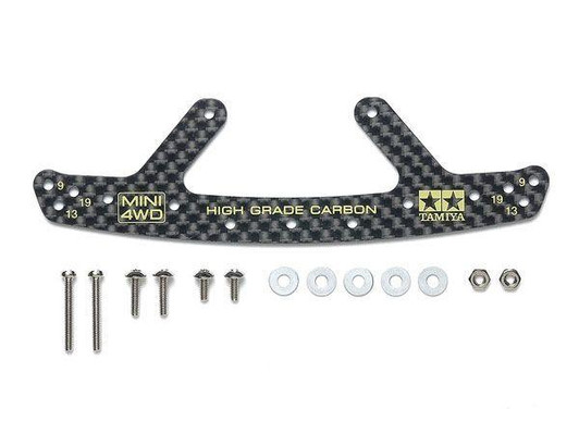 Tamiya 95692 Mini 4WD HG Carbon Front Bumper Plate (1.5mm) 