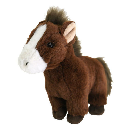  Sunlemon Fluffies Small Plush Toy Horse Brown 