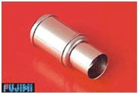 Fujimi Metal Muffler 3 Large Diameter Muffler 1/24 Scale