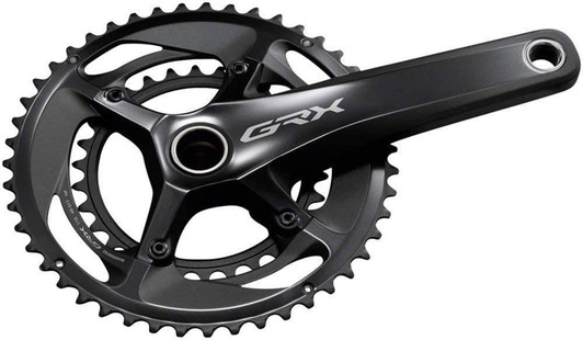 Shimano (Cycling) GRX FC-RX810-2 Double Crankset 11s 31-48T 170mm (Black) IFCRX8102CX81
