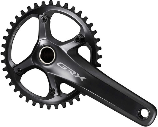 Shimano (Cycling) GRX FC-RX810-1 Cranksets 170mm 40T (Black) IFCRX8101CXB0
