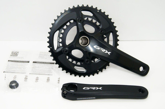 Shimano (Cycling) GRX FC-RX810-2 Double Crankset 11s 31-48T 172.5mm (Black) IFCRX8102DX81