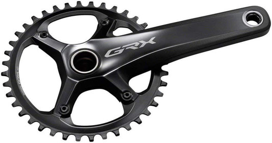 Shimano (Cycling) GRX FC-RX810-1 Cranksets 172.5mm 40T (Black) IFCRX8101DXB0