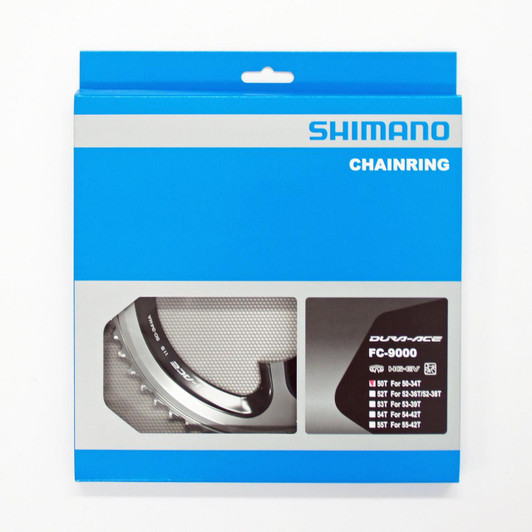 Shimano (Cycling) FC-9000 2x11 Speed Chain Ring 50T-MA (for 50-34T) Y1N298080