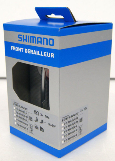Shimano (Cycling) DEORE FD-M6000-M 3x10 SIDE SWING Front Derailleur 34.9 Band IFDM6000MX6