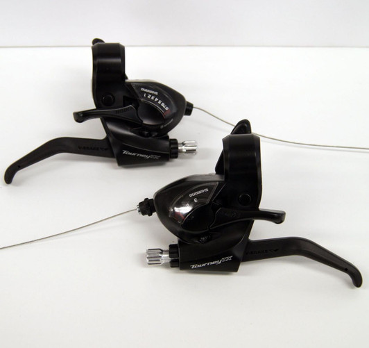 Shimano (Cycling) Tourney TX ST-TX800 Black Shift Lever & Brake Lever (Pair) ESTTX800P8AL