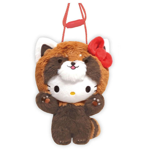  Kcompany Sanrio Banzai Plush Neck Pouch KT Lesser 