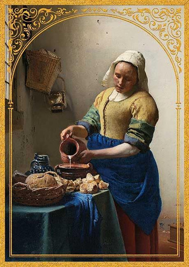 Jigsaw Puzzle Woman pouring milk (108 Pieces)