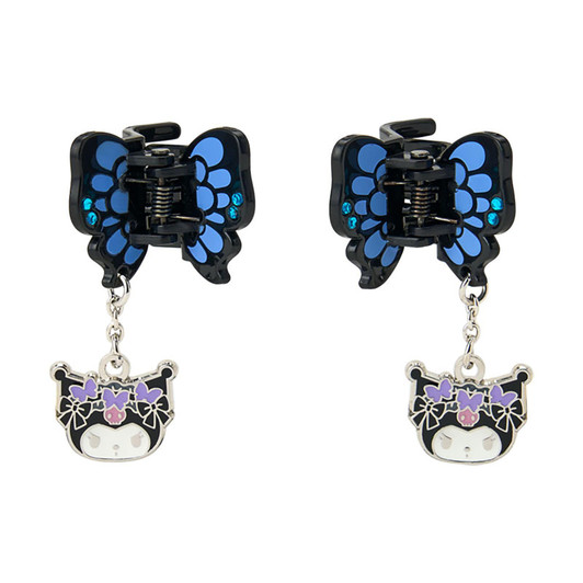 Sanrio Kuromi Mini Hair Clip Butterfly 280801