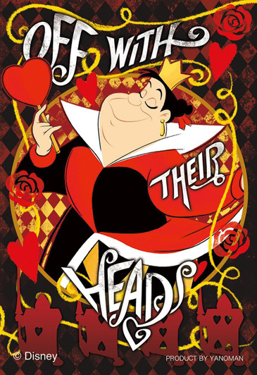 Yanoman Jigsaw Puzzle Disney Villains / Queen of Hearts (70 Pieces) 