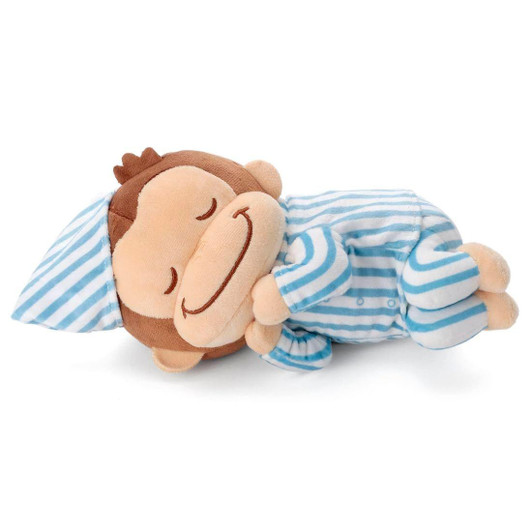  Takara Tomy Curious George Sleeping Friend Plush Toy Small George 