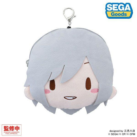  Sega Shiho Hinomori Fuwapuchi Face Pouch With Reel (Project Sekai Colorful Stage) 