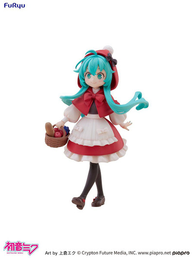  FuRyu Desktop Fairy: Hatsune Miku Little Red Riding Hood Ver. Figure 