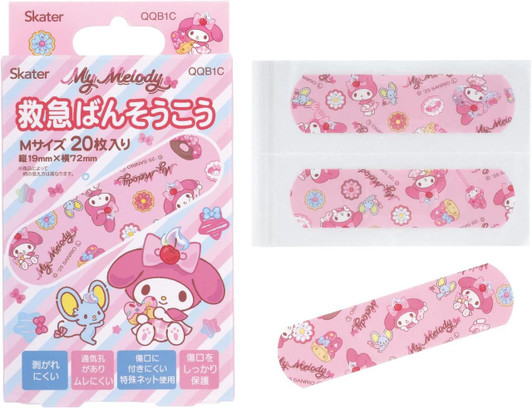  Skater First Aid Adhesive Bandage M Size Sanrio My Melody 