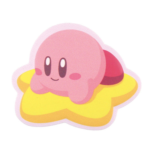 T's Factory Kirby Of The Stars Leather Look Sticker Warp Star