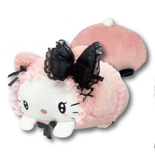  Hatakeyama Shoji Lying Down Cushion Fluffy Cape KT Pink 