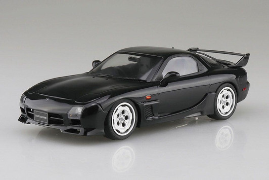  Aoshima The Tuned Car No.80 1/24 MAZDASPEED A-SPEC FD3S RX-7 1999 Mazda Plastic Model (Rerelease) 