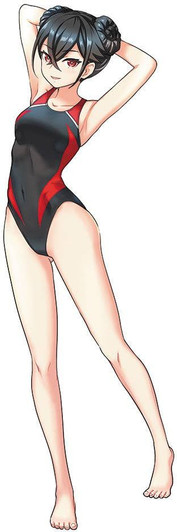 Hasegawa 1/12 Egg Girls Collection No.50  Haku Rinpha (Swimsuit) Resin Kit