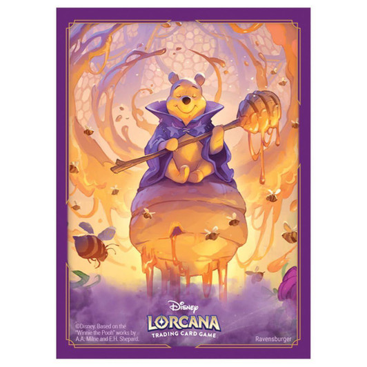  Takara Tomy Disney Lorcana TCG Japanese Version Official Card Sleeve "Winnie the Pooh Honey Wizard" 