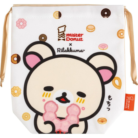  San-x Rilakkuma Rilakkuma Merchandise Drawstring Pouch Korilakkuma CA73802 