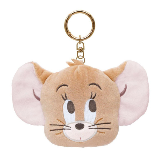  T's Factory Tom And Jerry Plush Zipper Mascot With Carabiner Prim And Proper Expression Junior 