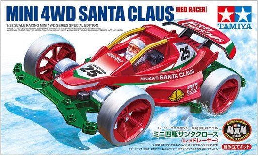 Tamiya 95698 Mini 4WD 1/32 Santa Claus (Red Racer)