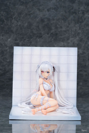 Other 1/6 White Haired Luna-chan Illustrated by Komeshirokasu Figure (Original Character)
