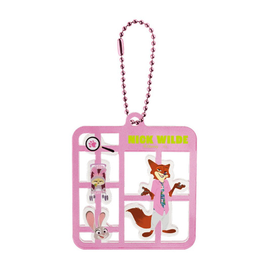 T's Factory Disney Plastic Model Style Keychain Zoot 2 Nick