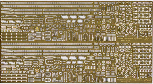  Fujimi 1/700 Warship NEXT Yugumo-Class Destroyer Etching Parts 