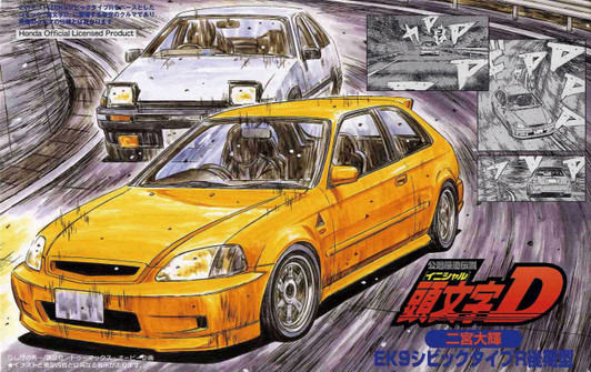 Fujimi Initial D 1/24 Civic Type R EK9 Plastic Model