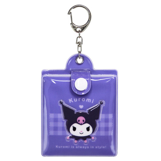T's Factory Sanrio Foldable Mirror Key Holder Kuromi