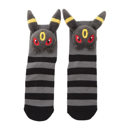 Pokemon Center Original Mascot Attached Mid Length Socks Umbreon 25-29 Cm
