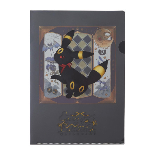 Pokemon Center Original A4 Clear File Eevee Collection Umbreon
