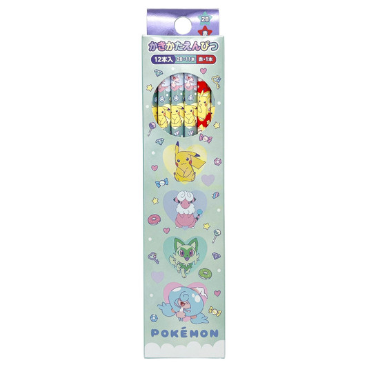 Pokemon Center Original Writing Pencil 2B Silver Barrel Fancy Time