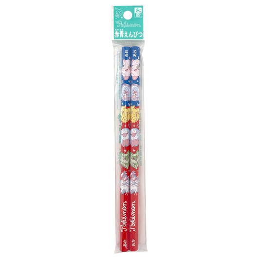 Pokemon Center Original Red And Blue Pencil Fancy Time