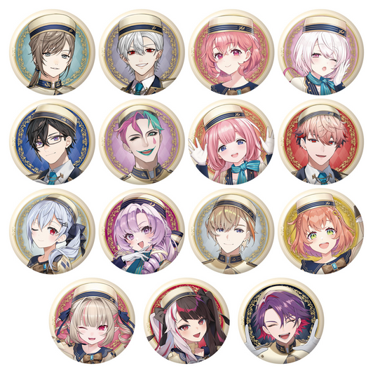 Bandai Candy Nijisanji Can Badge Collection BOX (12pcs)