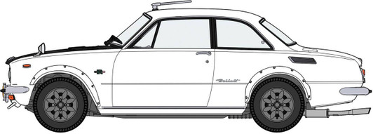  Hasegawa 1/24 Isuzu Bellett 1600GTR Early Model Custom Version Plastic Model 