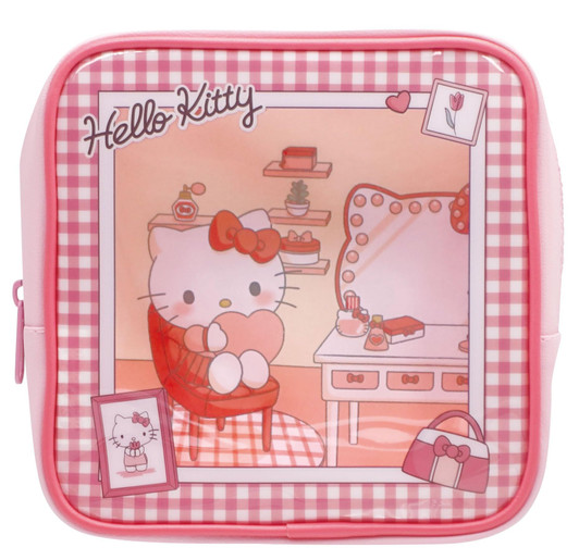 OST Super Rare Window Pouch Hello Kitty