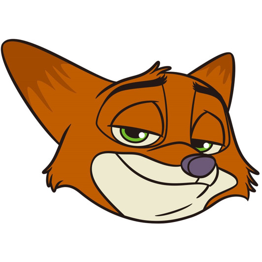 T's Factory Zootopia Rubber Mirror Nick