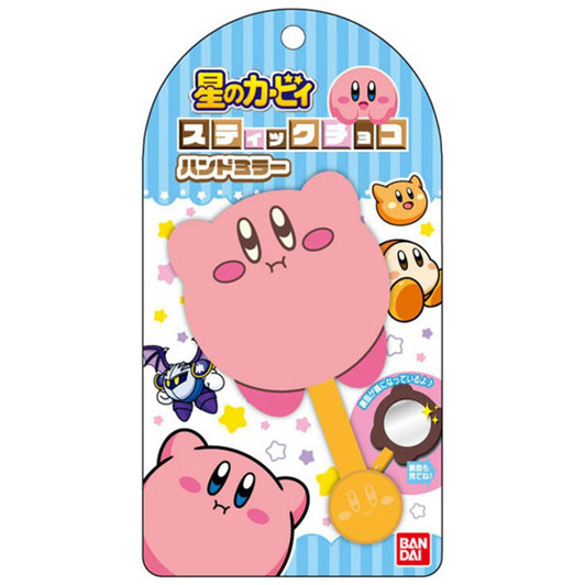  HASEPRO Kirby Of The Stars Chocolate Stick Hand Mirror 02 Floating Kirby 