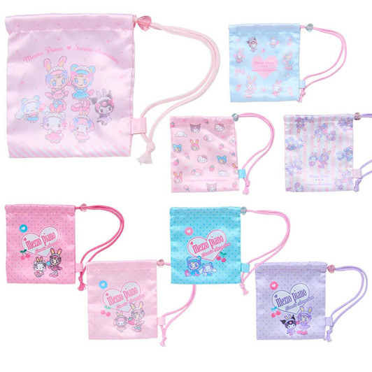  Sanrio Other Mezzo Piano Secret Mini Drawstring Pouch Characters 329070 