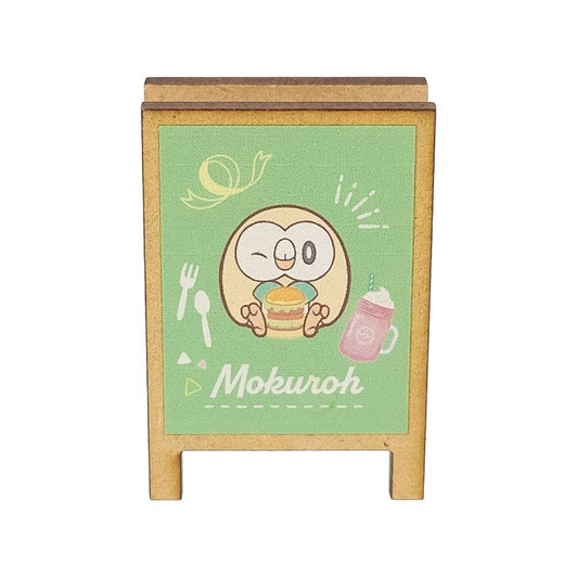  Pokemon Center Original Signboard Style Tulip Rowlet Diner PokePeace 