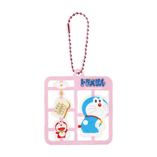 T's Factory Doraemon Plastic Model Style Keychain Doraemon Pink