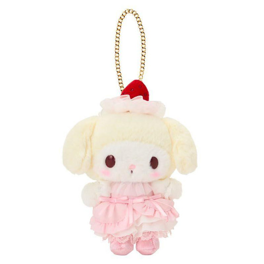  Sanrio My Melody Mascot Bag Charm Strawberry Whip Cake 224863 