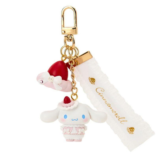  Sanrio Cinnamoroll Key Holder Strawberry Whip Cake 284289 