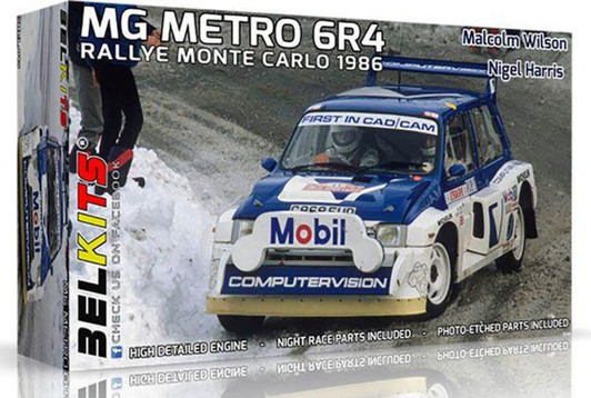 Platz OUTLET (NO DECALS) Belkitz 1/24 MG Metro 6R4 1986 Monte Carlo Rally Plastic Model