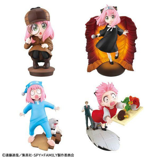 Megahouse MegaHouse Puchirama SPY x FAMILY In-a-Box Vol.3 4pcs Box (Rerelease) 