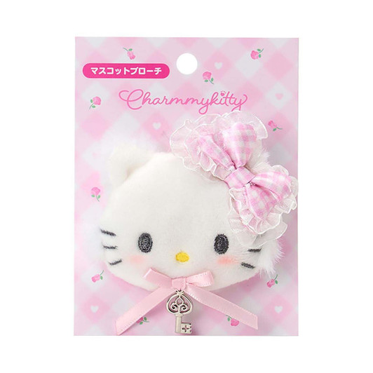  Sanrio Mascot Brooch My Furbaby Charmmy Kitty 