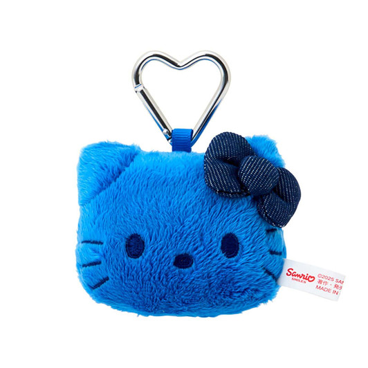 Sanrio Other Face Shaped Mascot Holder I Love Hello Kitty Blue 222127