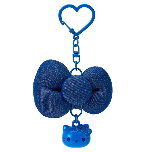 Sanrio Ribbon Key Holder I Love Hello Kitty Blue 